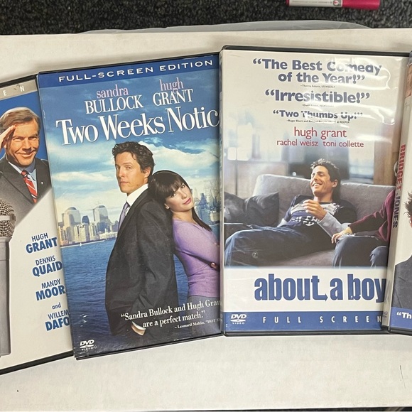 Hugh Grant Bundle Two Weeks Notice, About a Boy, Bridget Jones & American Dreamz - Picture 1 of 14